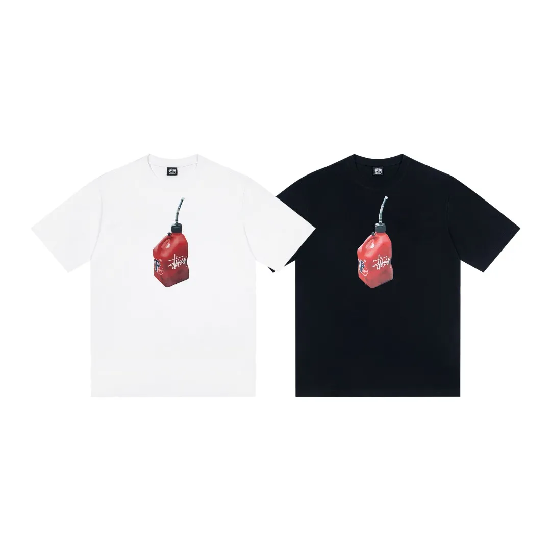 🔥 074# P55 （In Stock ） Stussy T Same Style ：Black White Size：S M L XL ： 260 ：